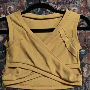 3/$15 Criss cross crop top